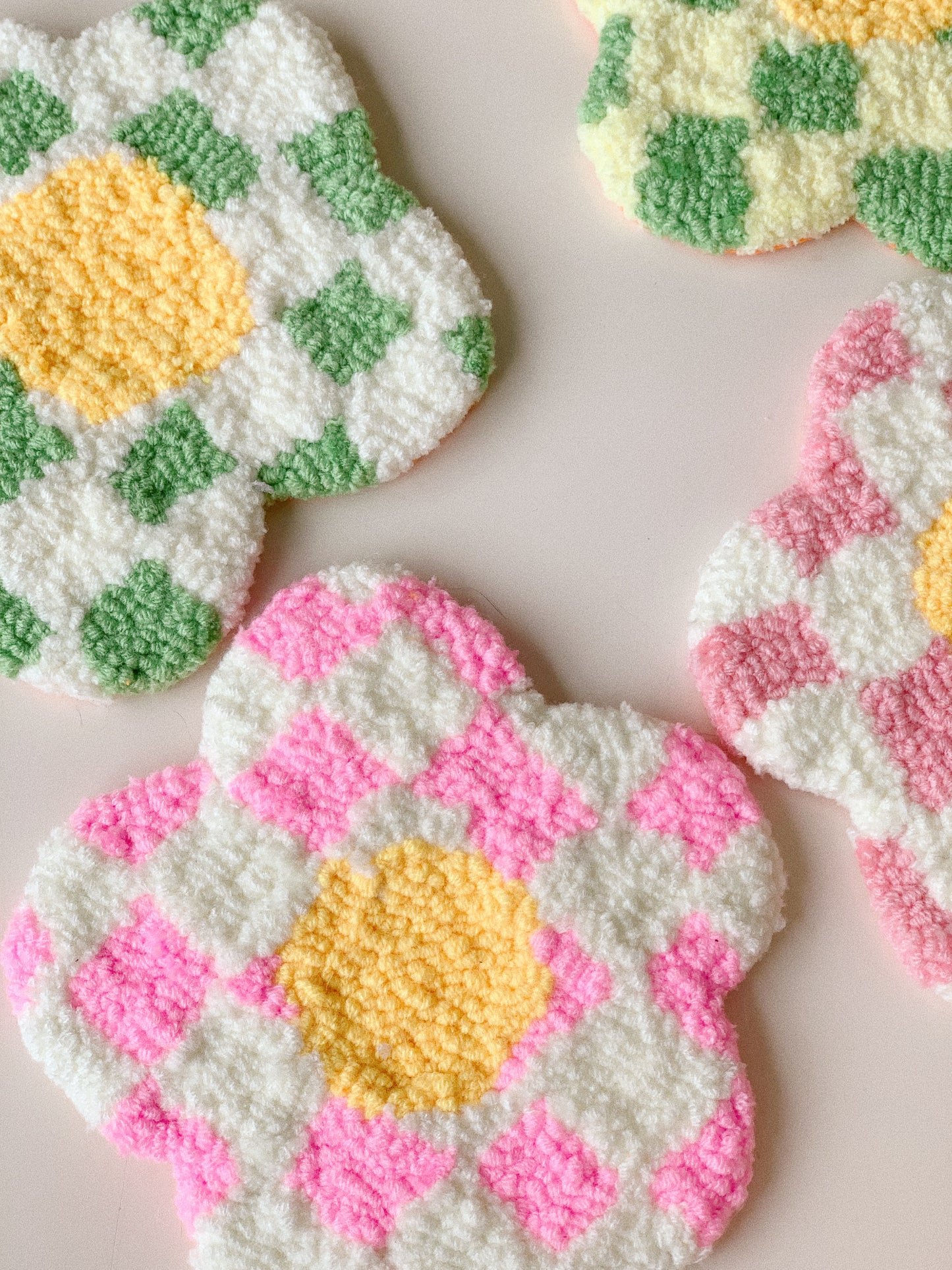 Punch Needle Coasters