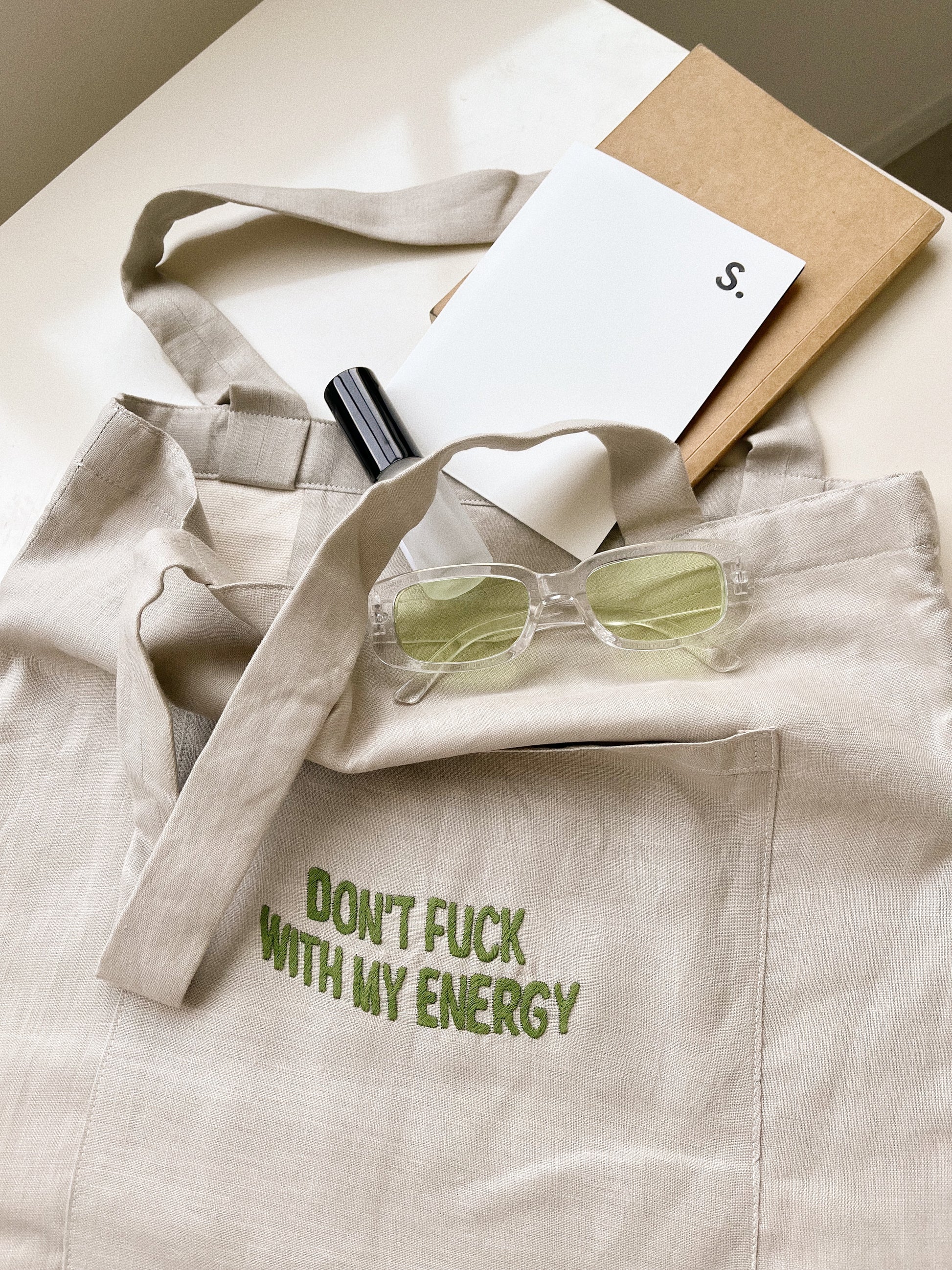 Linen Tote Bag