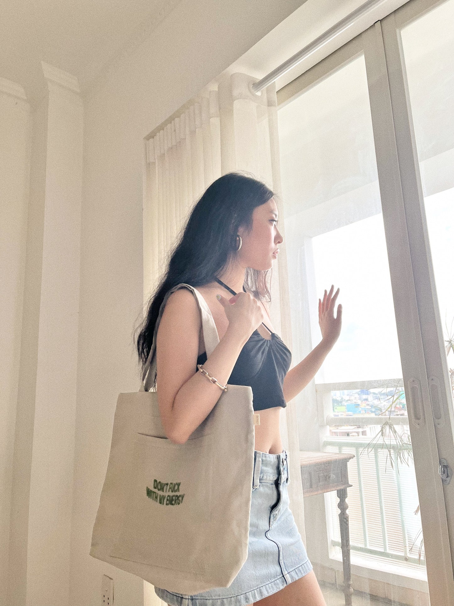 Linen Tote Bag
