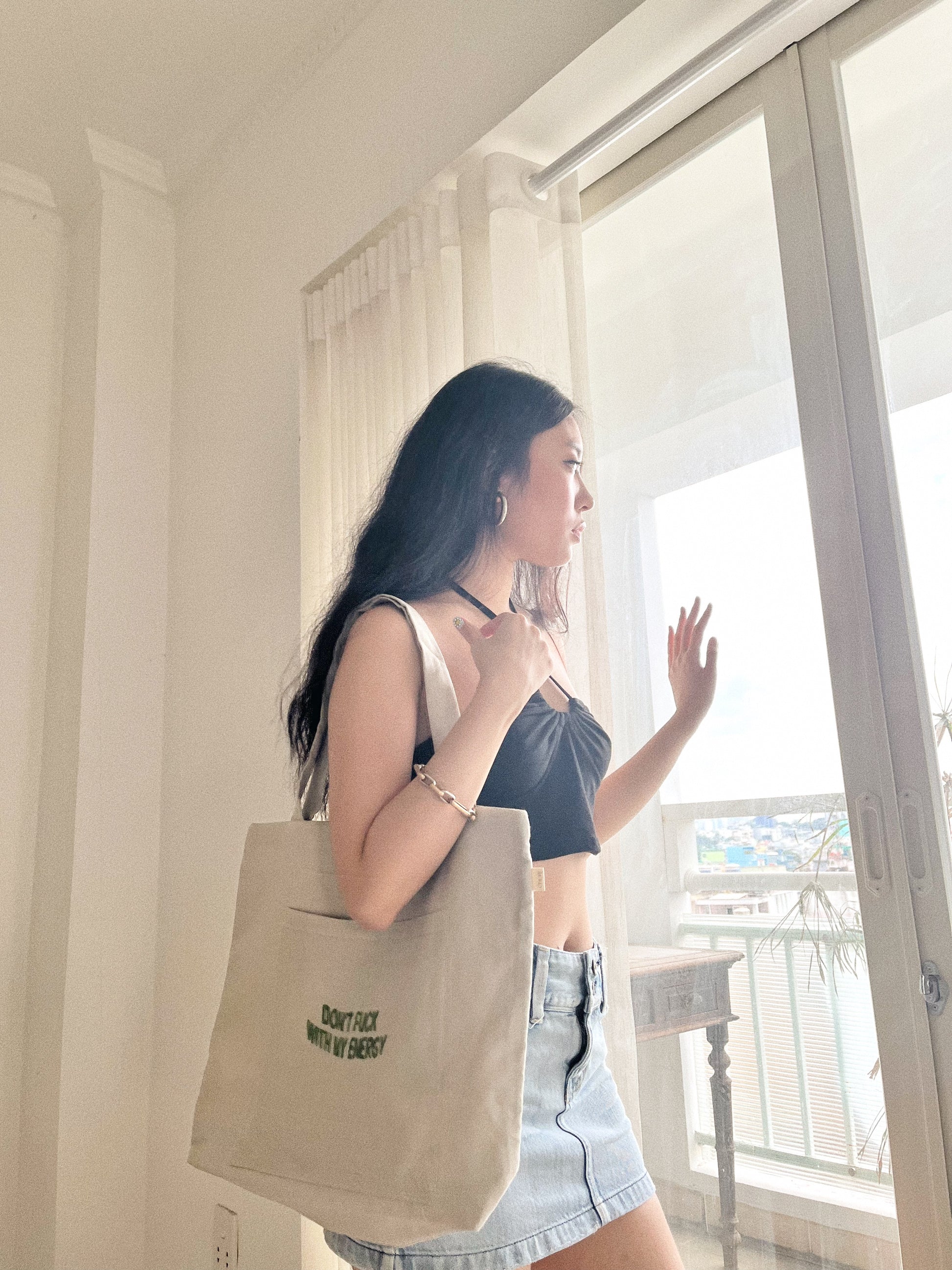 Linen Tote Bag
