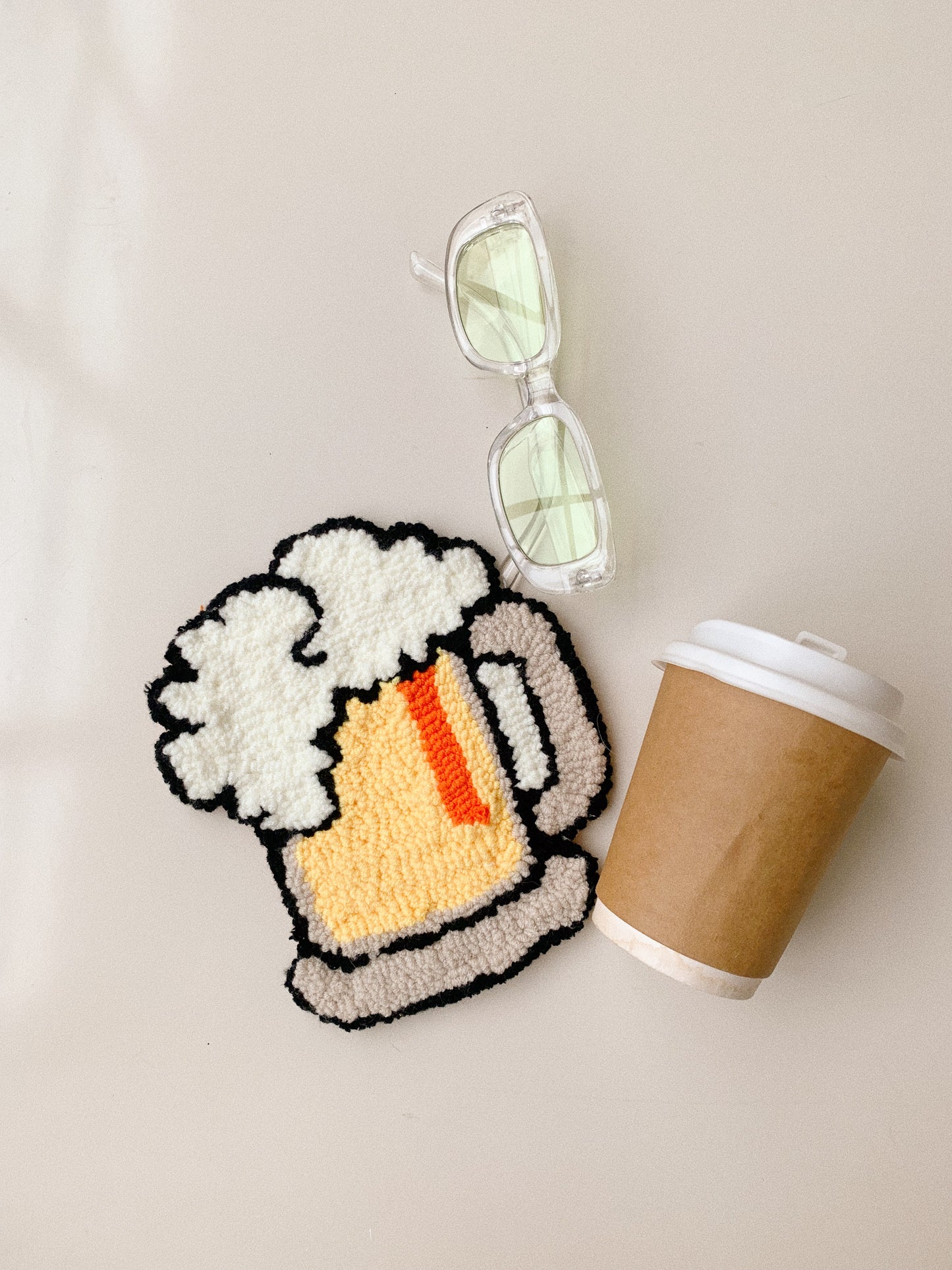 Punch Needle Coasters