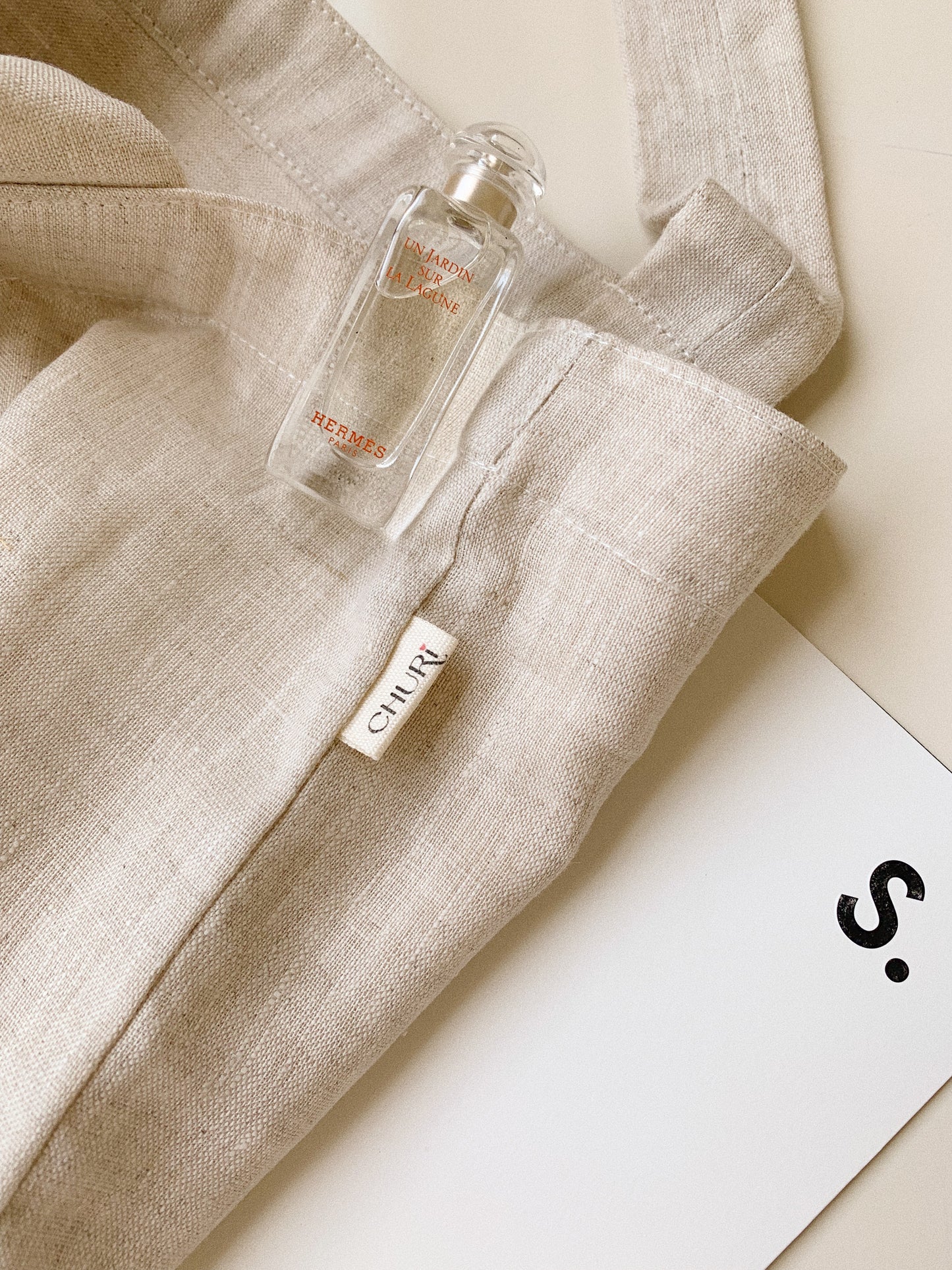 Lavender Haze- Linen Canvas Tote Bag