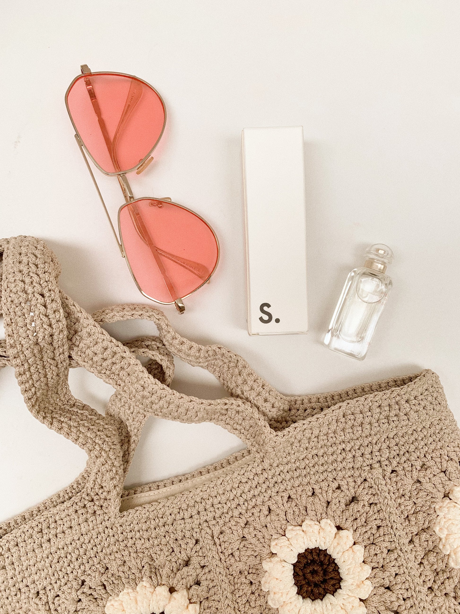 Daisy Flower Crochet Bag