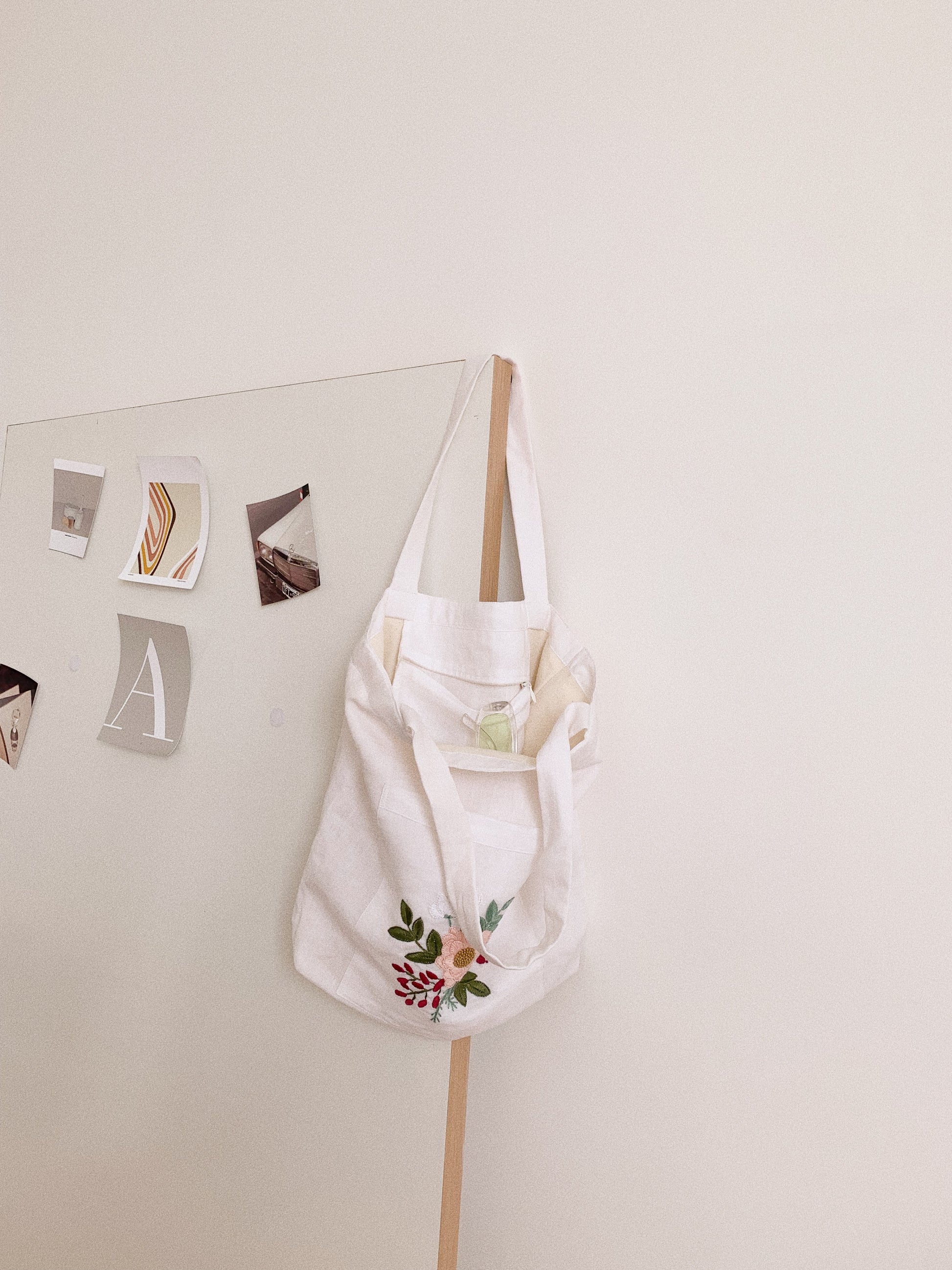 Rose Bouquet Linen canvas Tote Bag