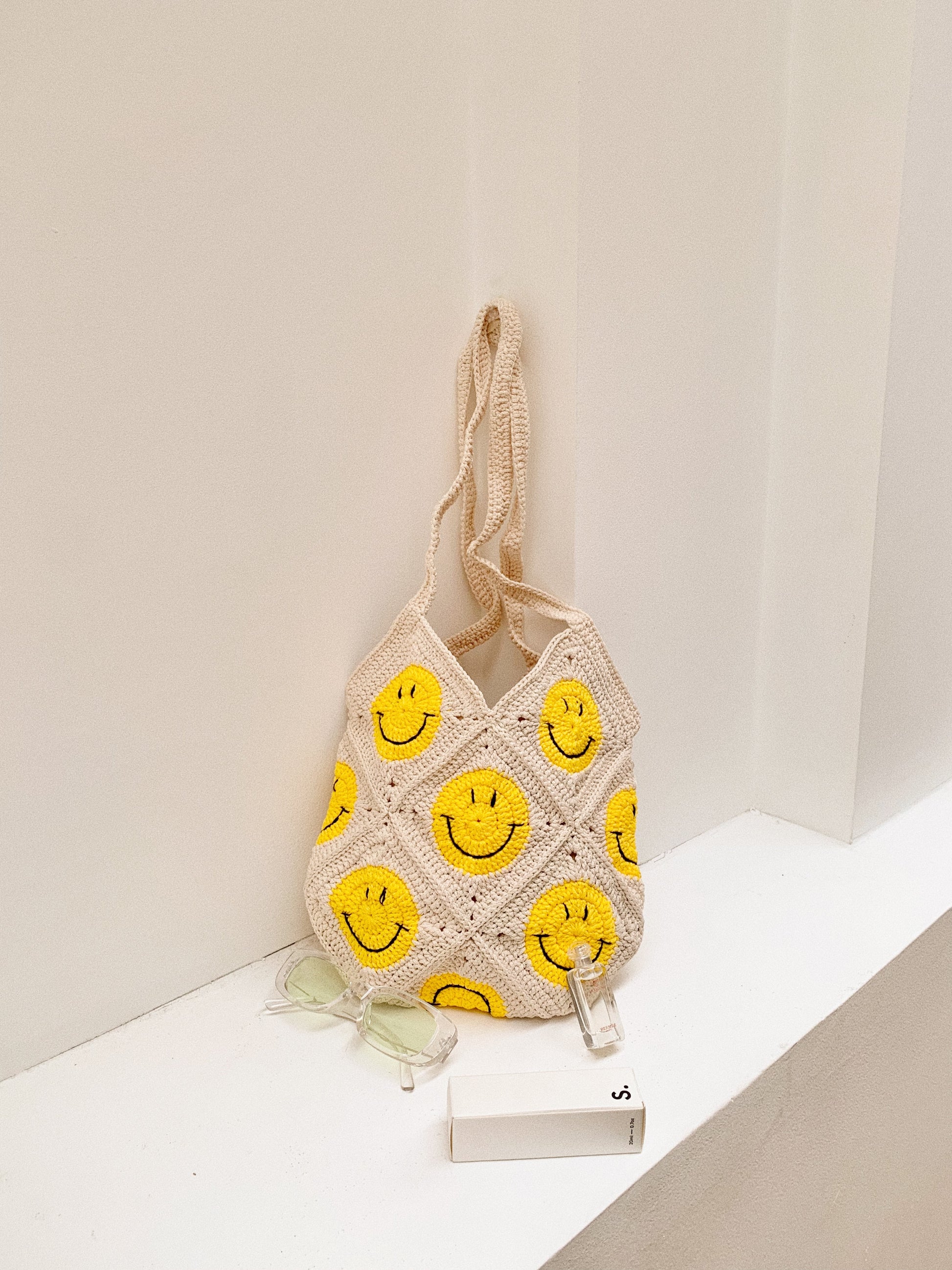 Smiley Face Crochet Bag
