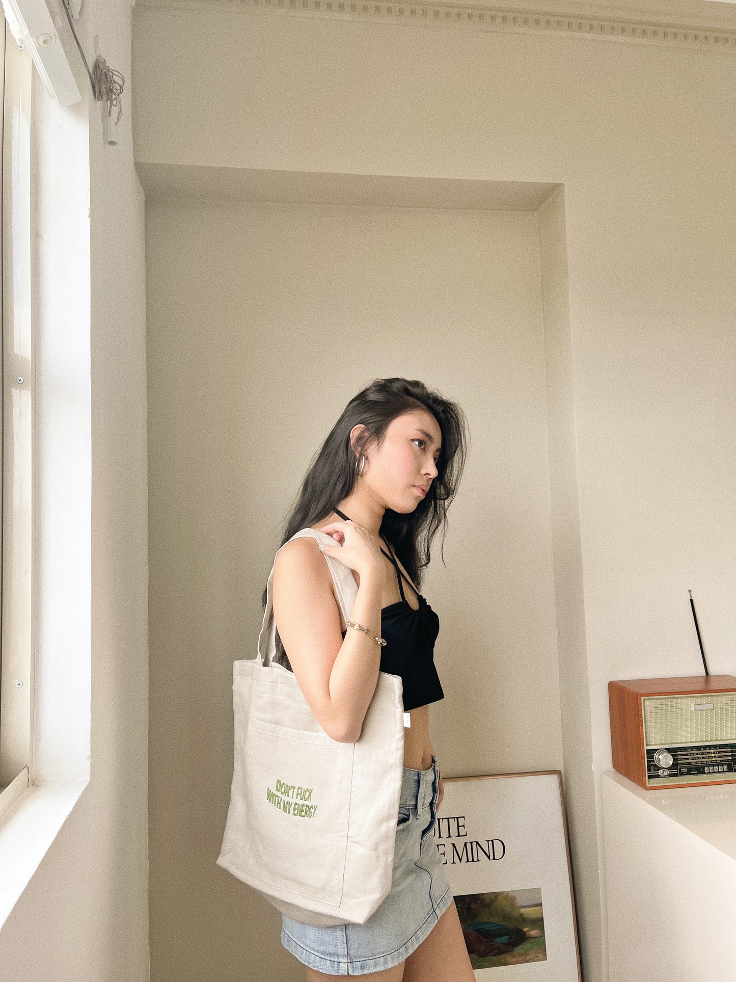 Linen Tote Bag