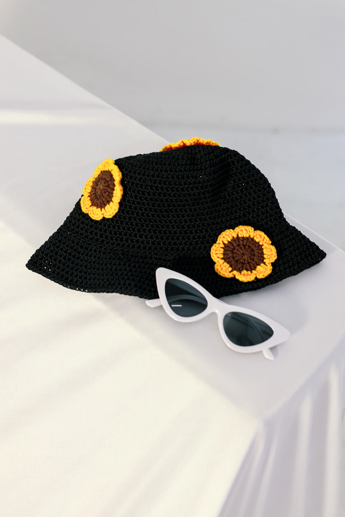 Sunflower Crochet Hat