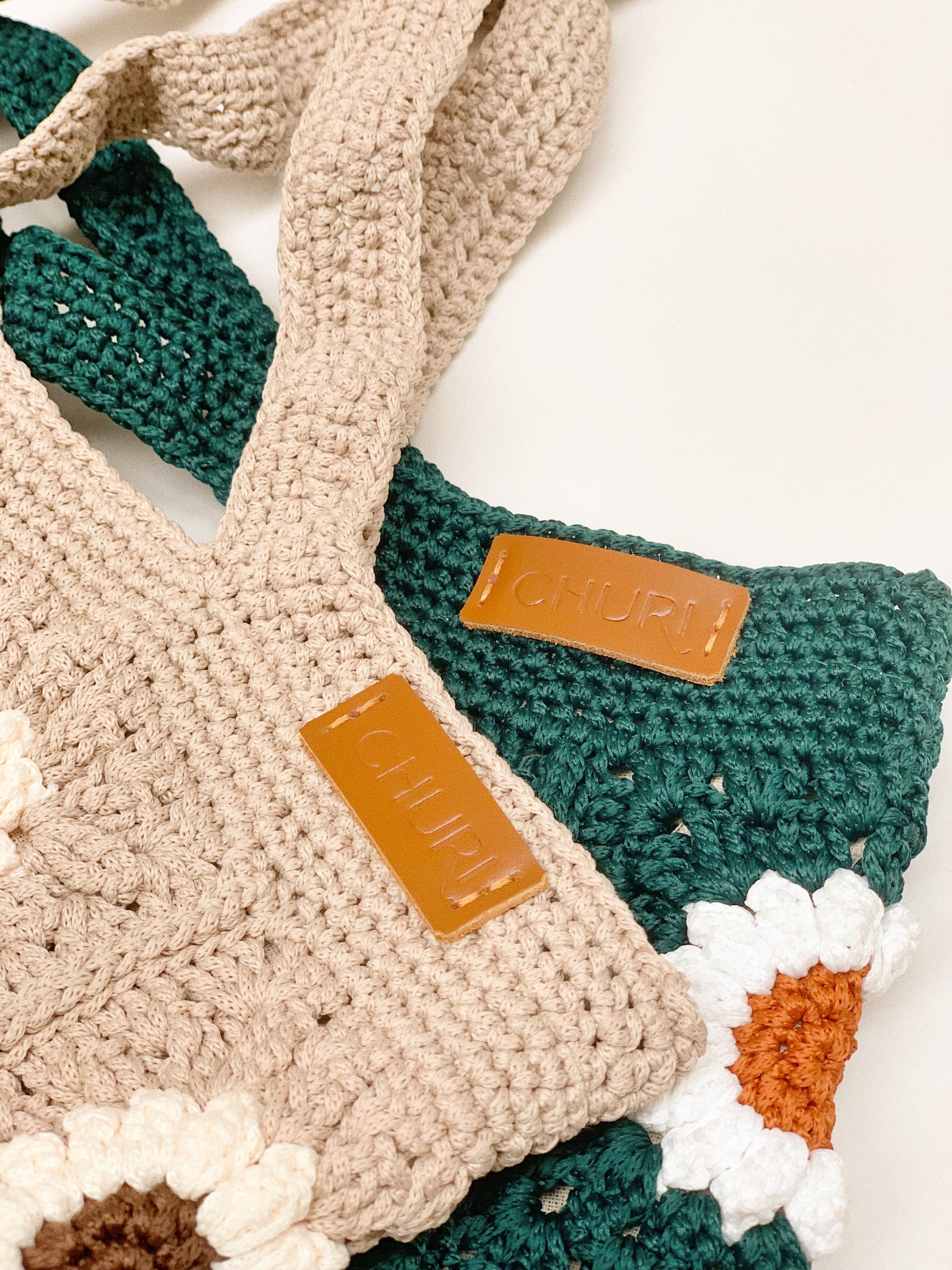 Daisy Flower Crochet Bag