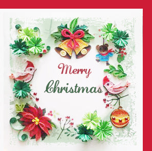 Merry Christmas Quilling Card