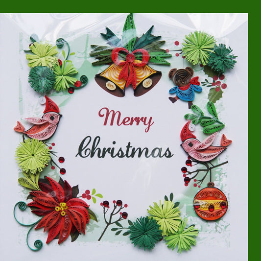 Merry Christmas - Quilling card