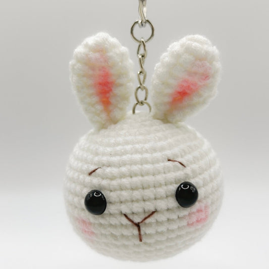 Baby Binky Bunny Crochet keychain