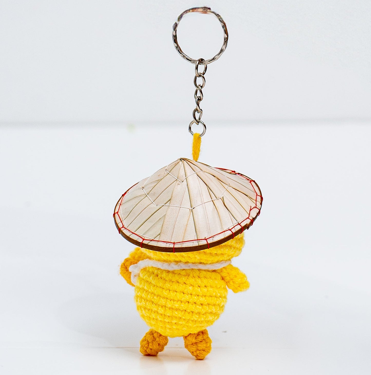 Vietnamese duck crochet keychain
