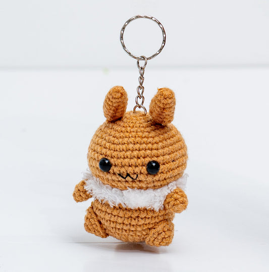 Pokemon Eve Crochet Keychain
