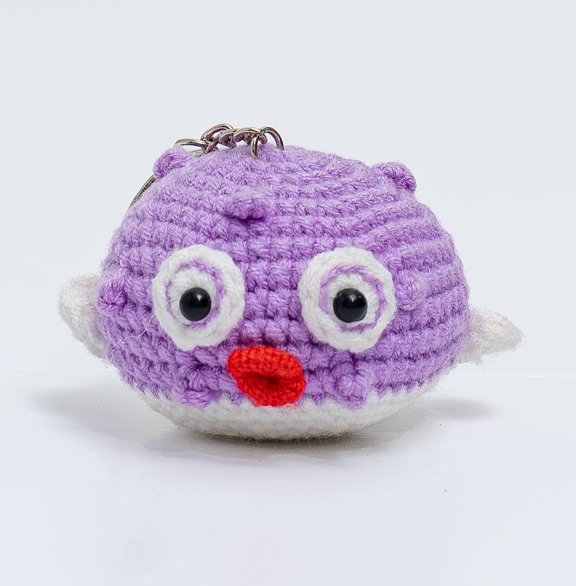 Puffer Fish Crochet Keychain