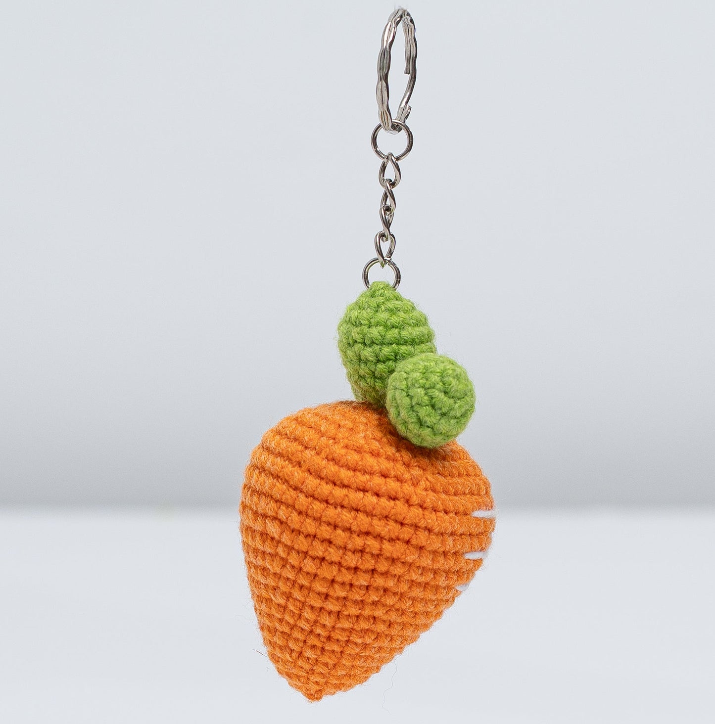 Carrot Crochet Keychain