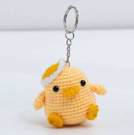 Egg cellent Chick Crochet Keychain
