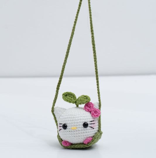 Hanging Hello Kitty Crochet