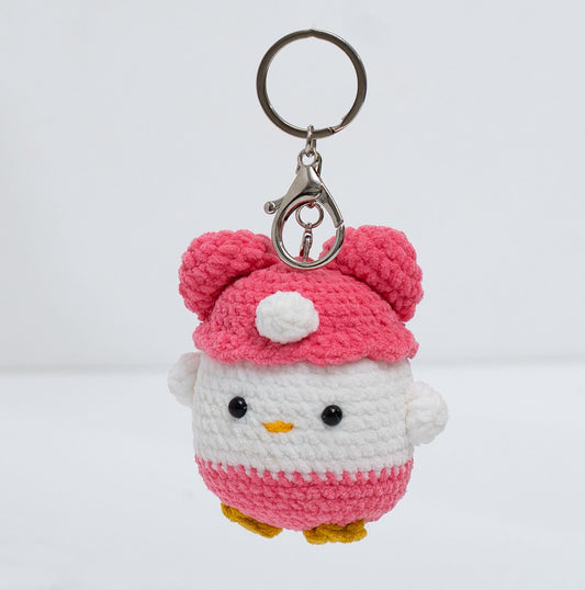 Cosplay Chick Crochet Keychain