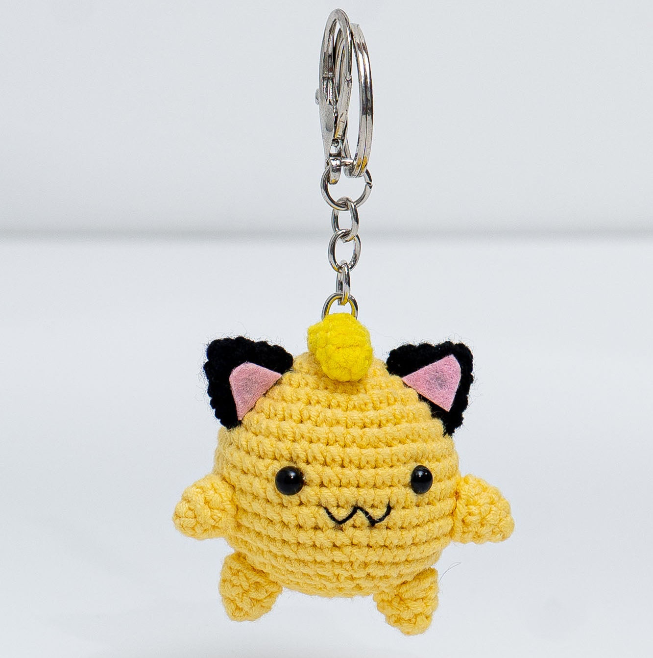 Pokemon Meowth Crochet Keychain