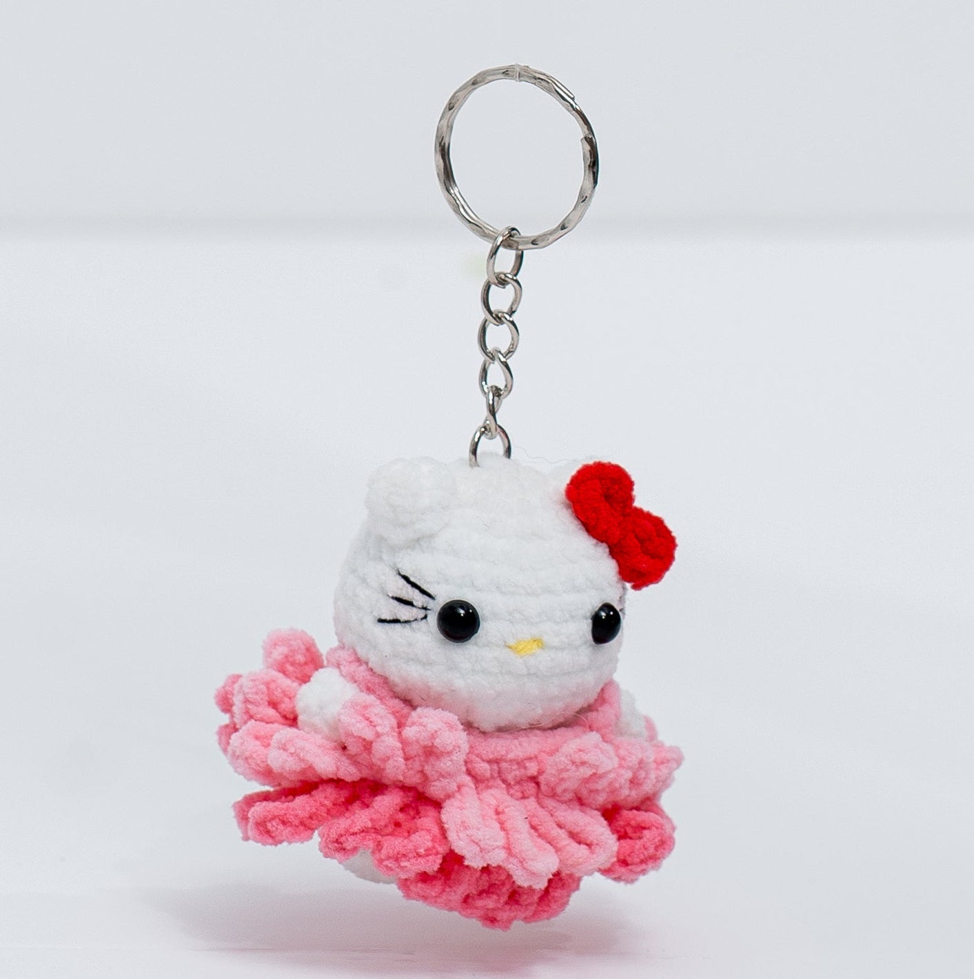 Ballet Hello Kitty Crochet Keychain