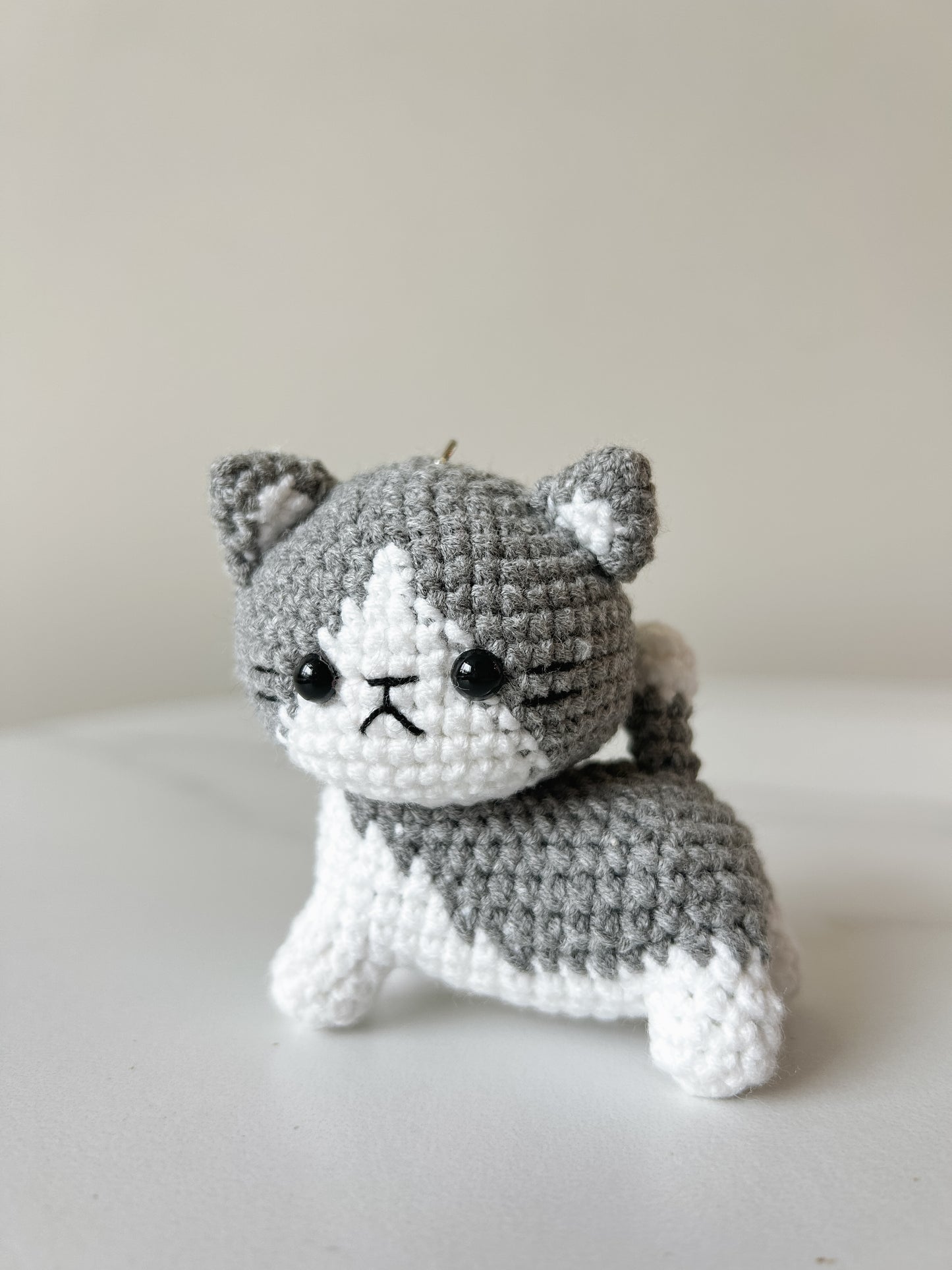 Cat Crochet Keychain (L)