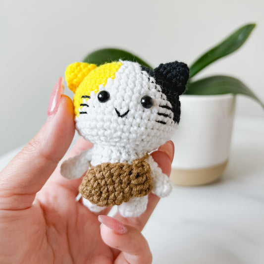 Cat(fish) Crochet Keychain