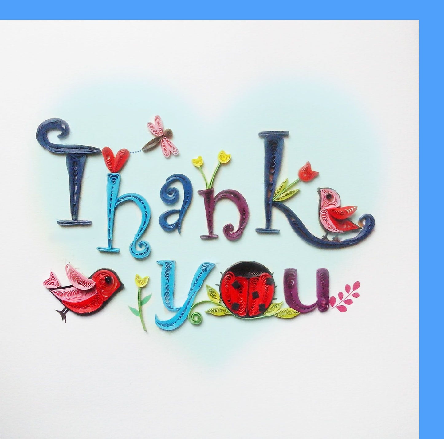 Thank you - Quilling card