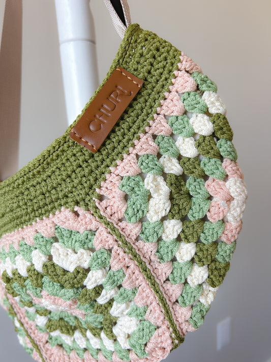 Dumpling Crossbody Crochet Bag