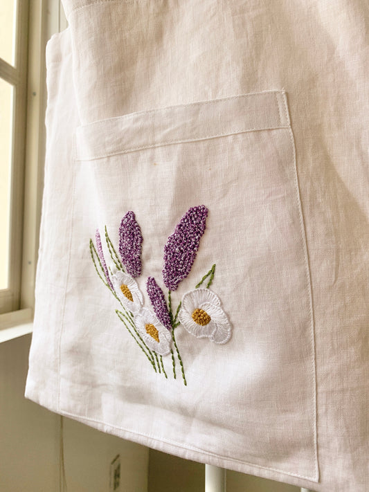 Lavender Haze- Linen Canvas Tote Bag