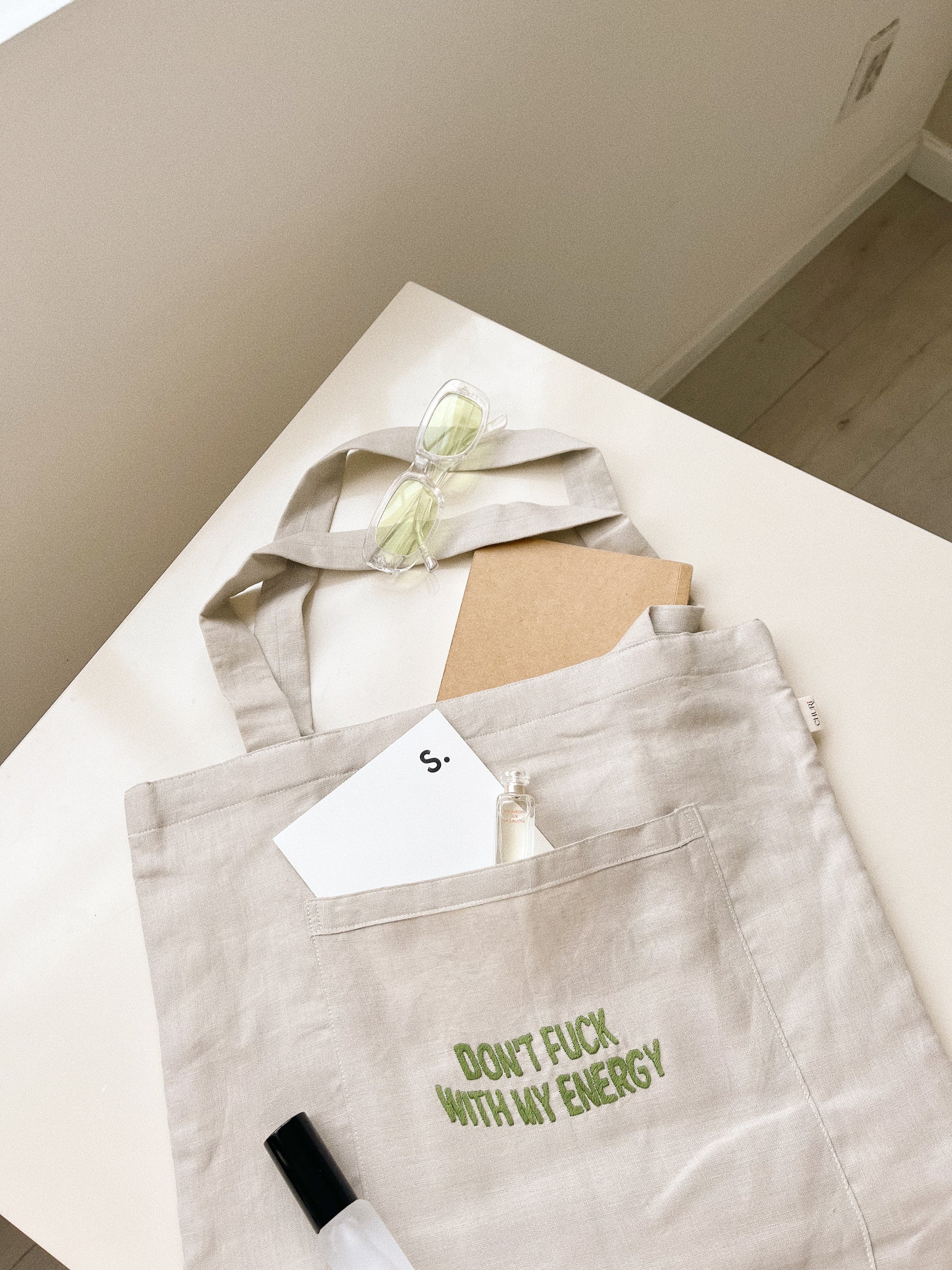 Linen Tote Bag