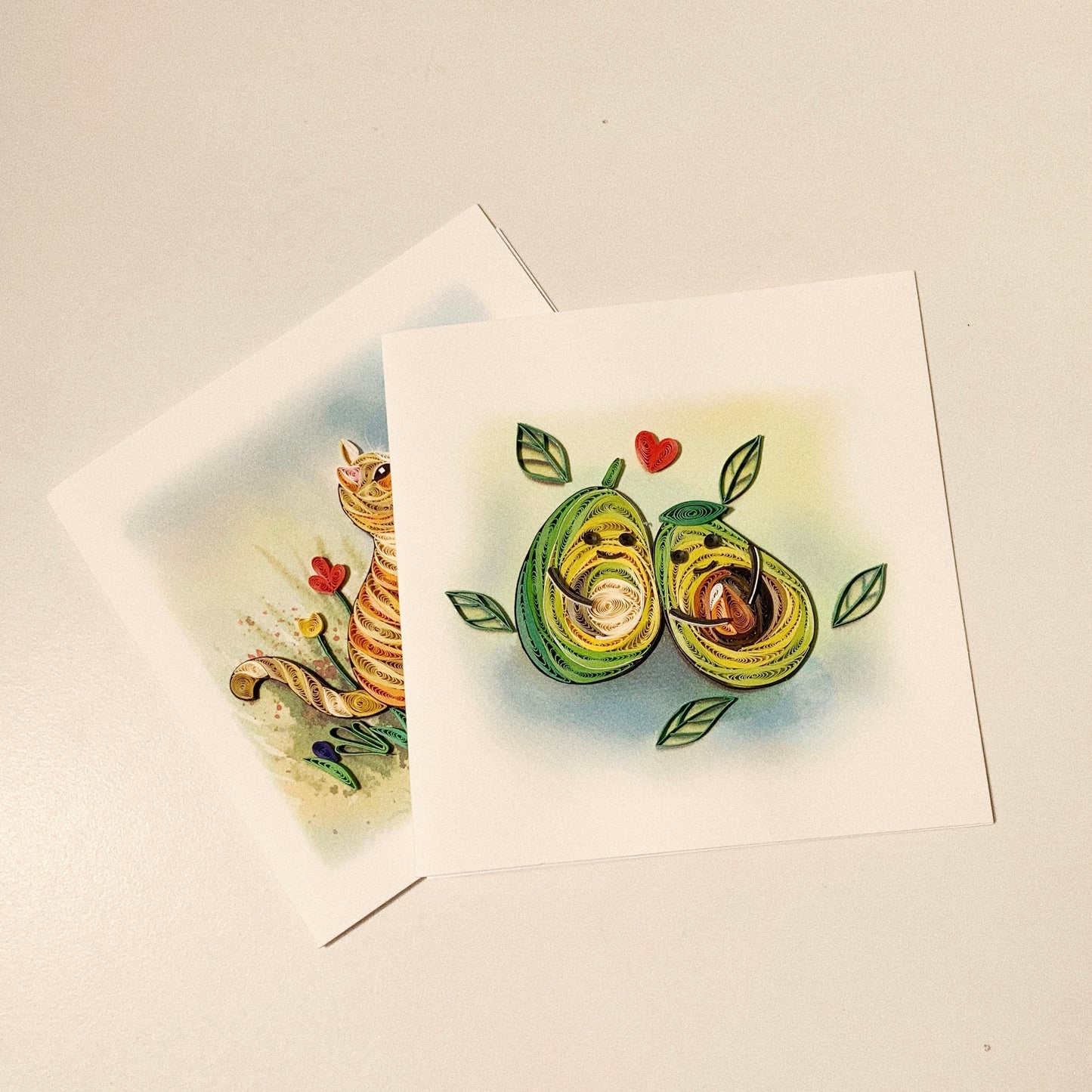 Avocado Lovers Quilling Card