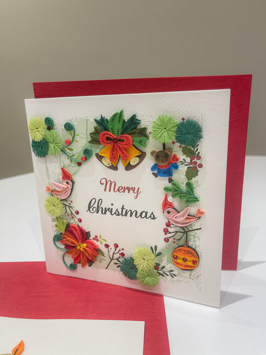 Merry Christmas Quilling Card
